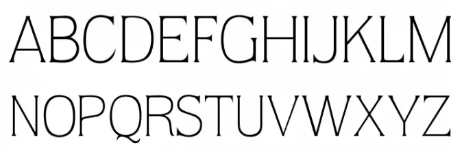 OPTIQuarkLight Schriftart Groß