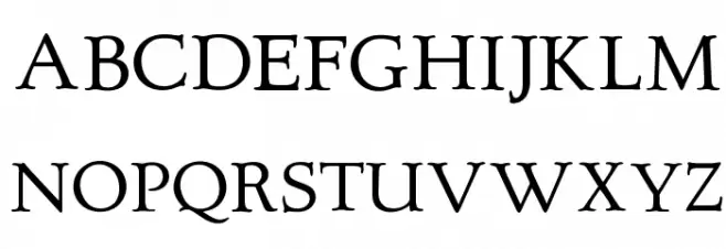 OPTIQuezonRoman-Book خط أحرف كبيرة