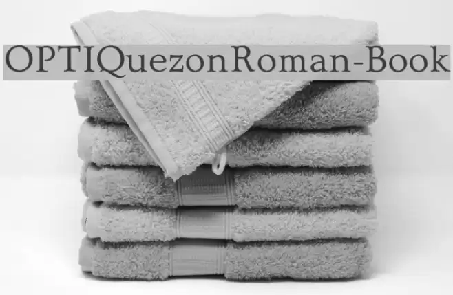 OPTIQuezonRoman-Book Font examples