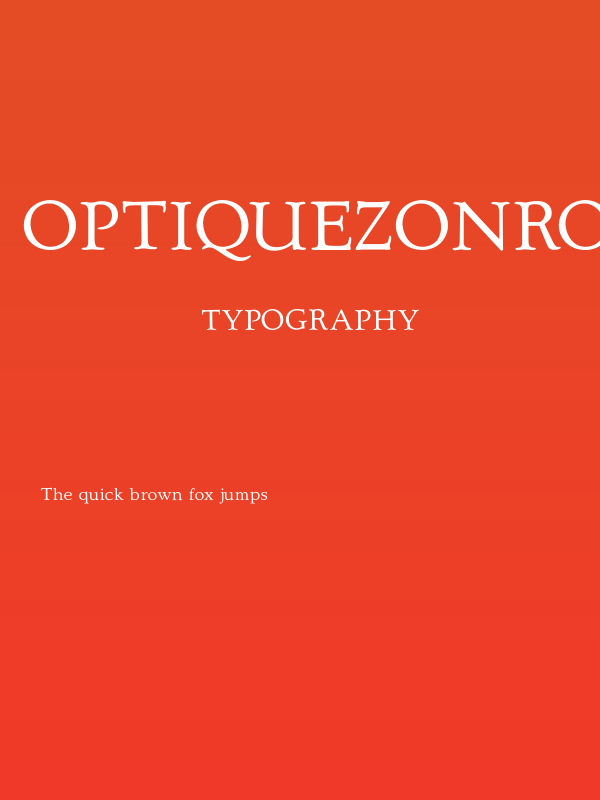 OPTIQuezonRoman-Book Poster