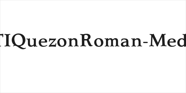 OPTIQuezonRoman-Medium Logo