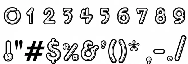 OPTIQuicky Font OTHER CHARS