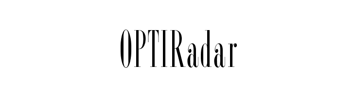 OPTIRadar  Скачать бесплатные шрифты