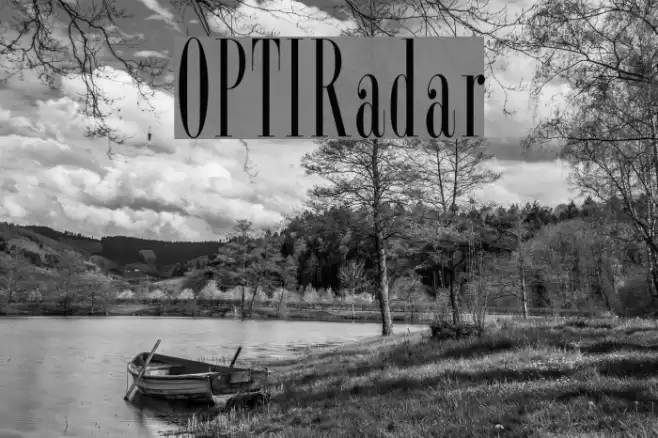 OPTIRadar Font examples