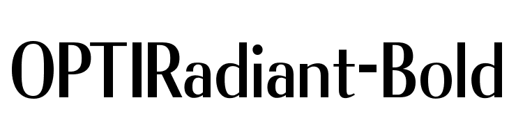 OPTIRadiant-Bold  免费字体下载