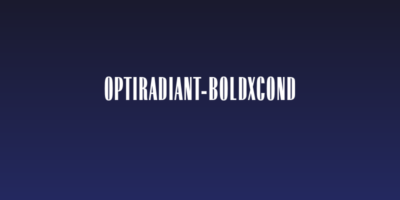 OPTIRadiant-BoldXCond Social Header