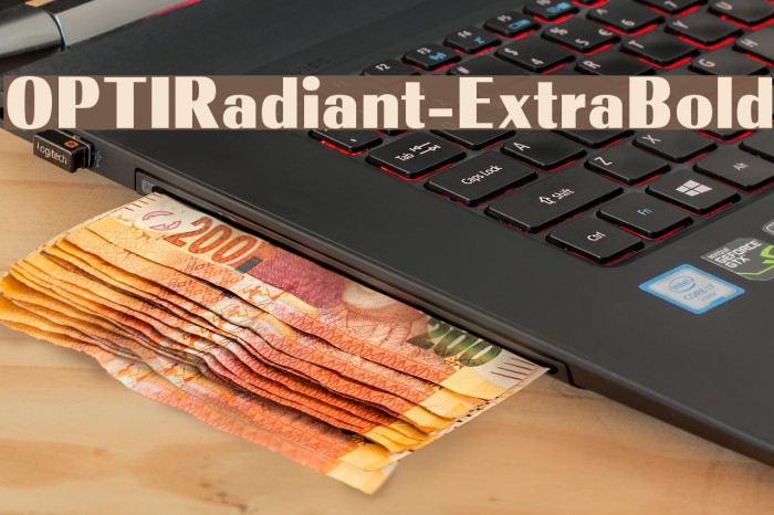 OPTIRadiant-ExtraBold Font examples