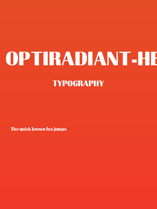 OPTIRadiant-Heavy Poster