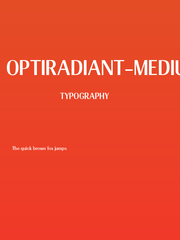 OPTIRadiant-Medium Poster