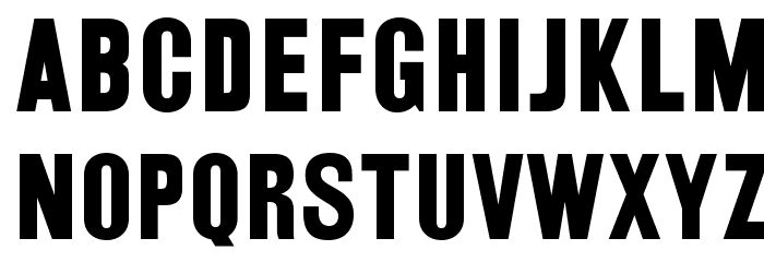 OPTIRailroadGothic Font LOWERCASE
