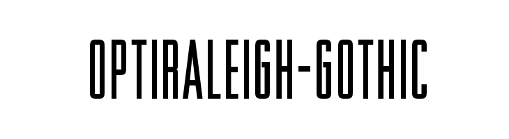 OPTIRaleigh-Gothic Font
