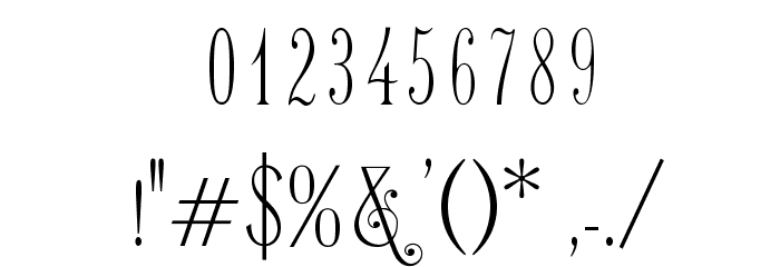 OPTIRecherche Font OTHER CHARS