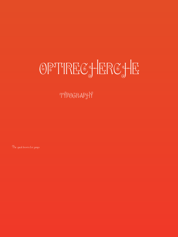 OPTIRecherche Poster