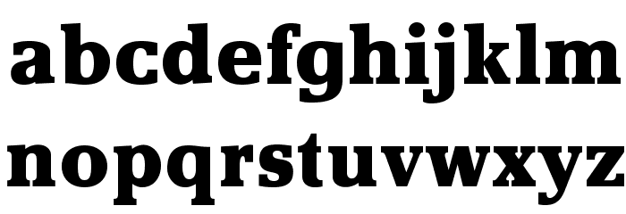 OPTIRemy-Bold Font LOWERCASE