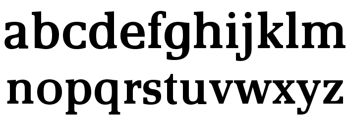 OPTIRemy-Medium Font LOWERCASE