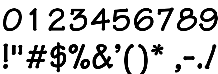 OPTIRipple-Bold Font OTHER CHARS
