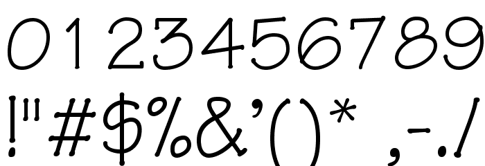 OPTIRipple-Regular Font OTHER CHARS