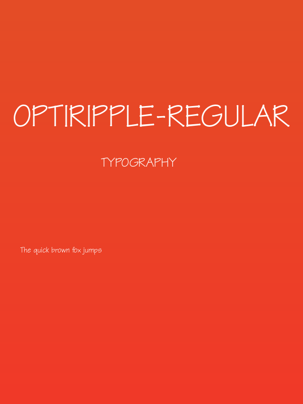 OPTIRipple-Regular Poster