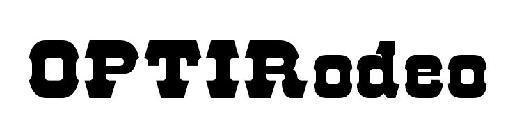 OPTIRodeo Font
