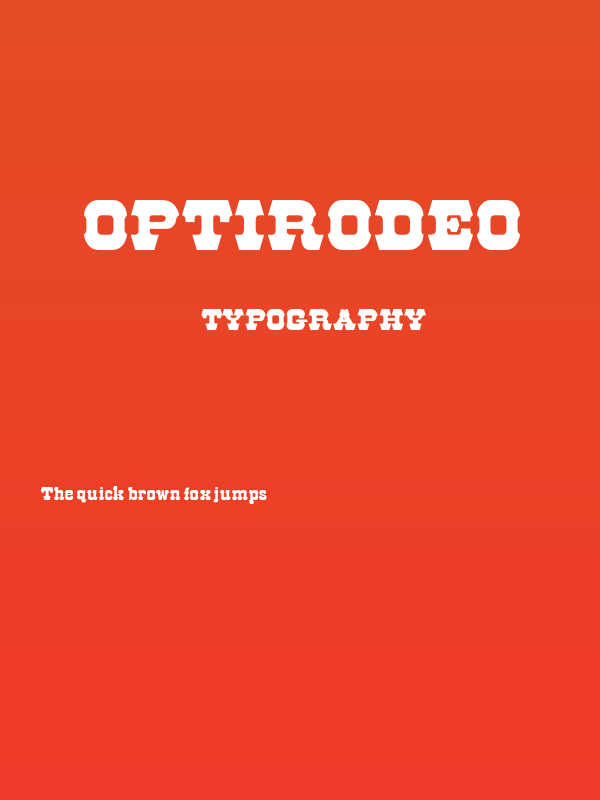 OPTIRodeo Poster