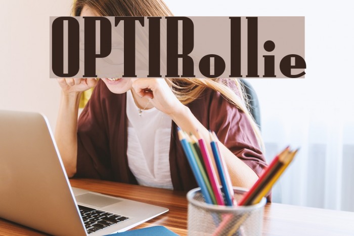 OPTIRollie Font examples
