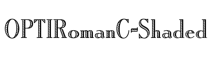 OPTIRomanC-Shaded  font caratteri gratis