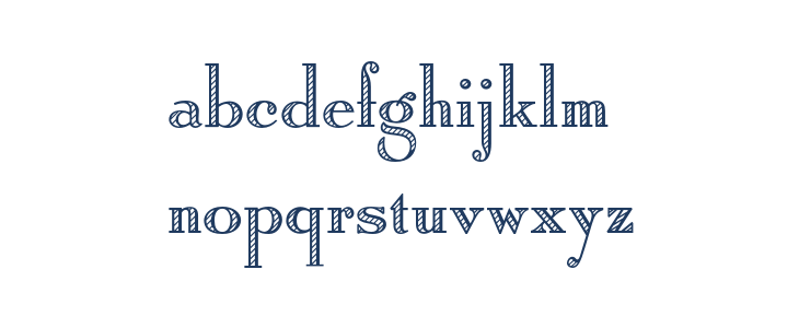 OPTIRomanC-Shaded Lowercase