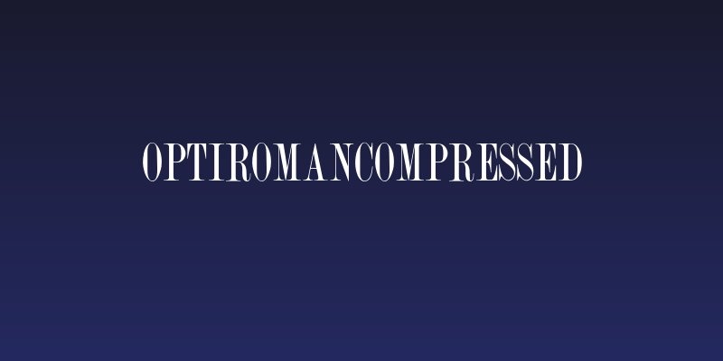 OPTIRomanCompressed Social Header