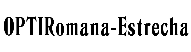 OPTIRomana-Estrecha  font caratteri gratis