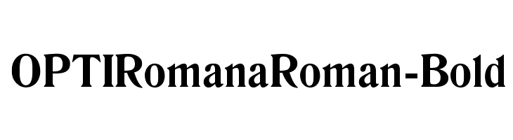 OPTIRomanaRoman-Bold  Free Fonts Download