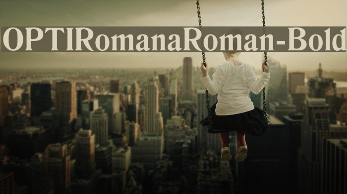 OPTIRomanaRoman-Bold Font examples