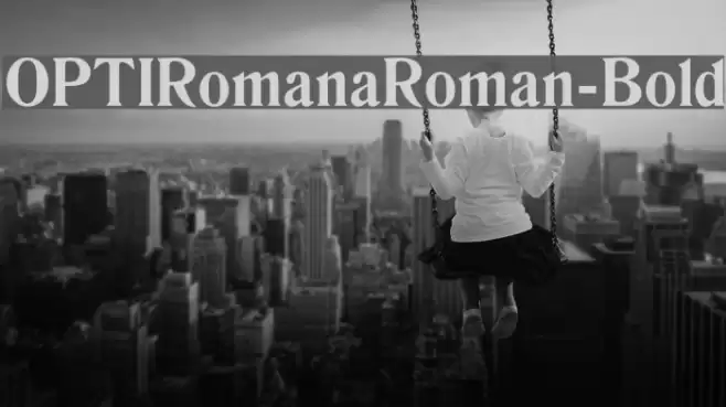 OPTIRomanaRoman-Bold Font examples