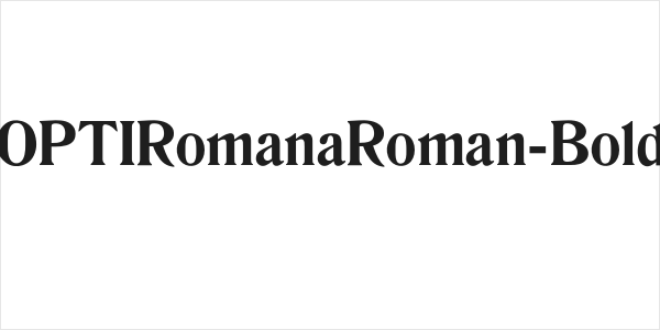 OPTIRomanaRoman-Bold Logo