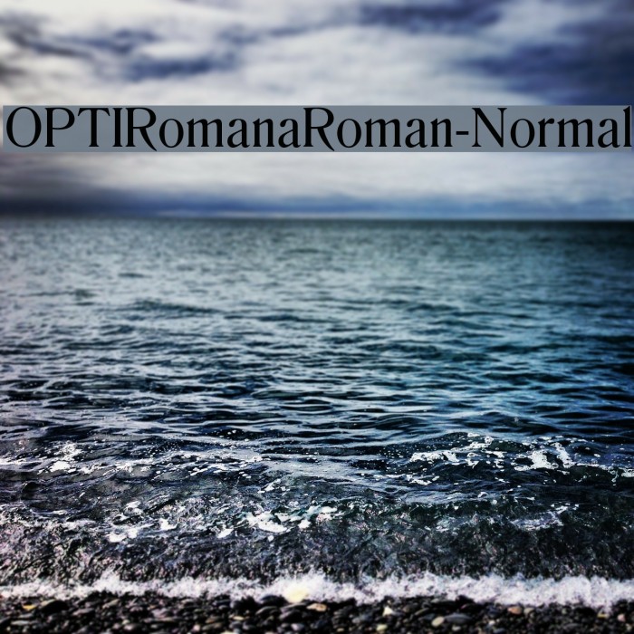 OPTIRomanaRoman-Normal Font examples
