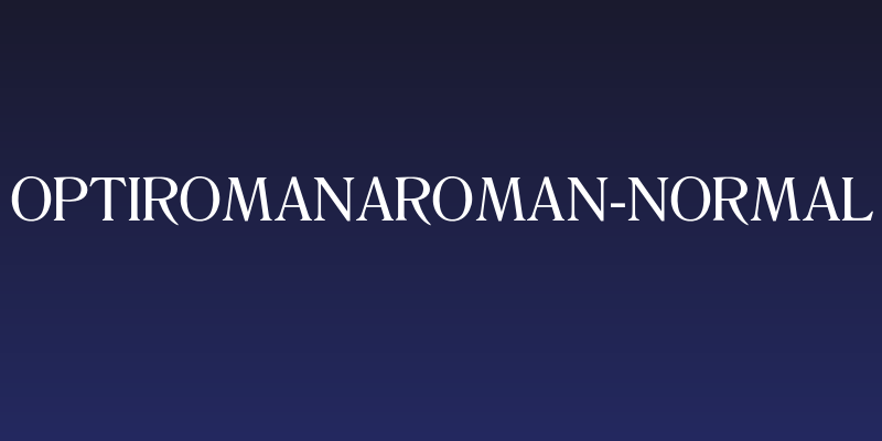 OPTIRomanaRoman-Normal Social Header