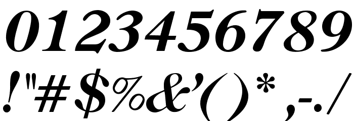 OPTIRonaldson-Slope Font OTHER CHARS