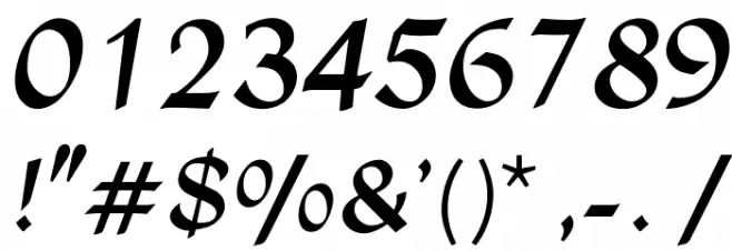 OPTIRondo-Bold Font OTHER CHARS