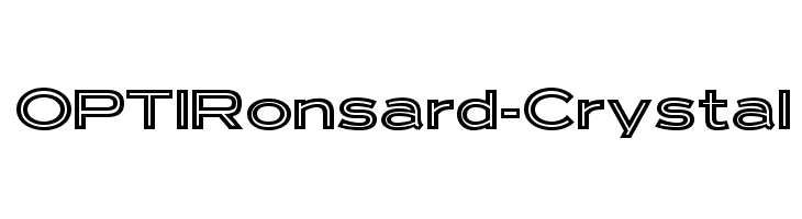 OPTIRonsard-Crystal  Descarca Fonturi Gratis