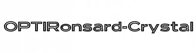 OPTIRonsard-Crystal  Frei Schriftart Herunterladen