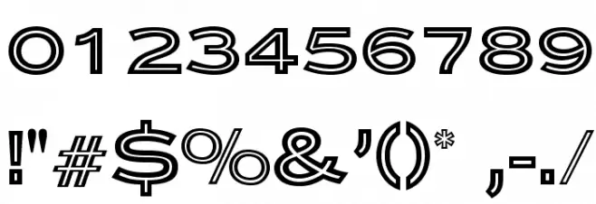 OPTIRonsard-Crystal Font OTHER CHARS