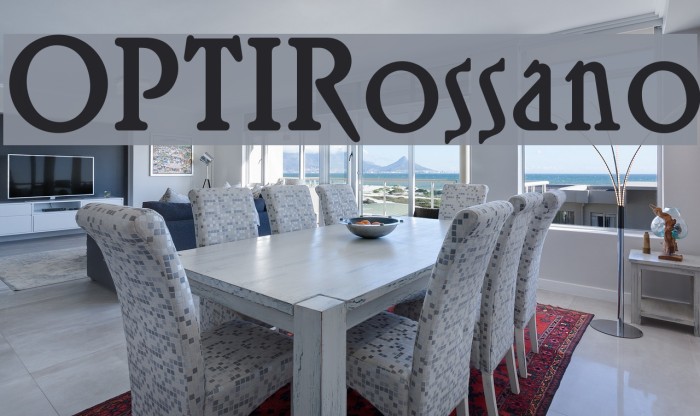 OPTIRossano Font examples