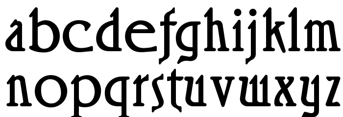 OPTIRossano Font LOWERCASE