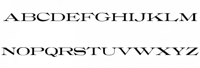 OPTIRoyal Шрифта ВЕРХНИЙ