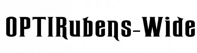 OPTIRubens-Wide  Free Fonts Download