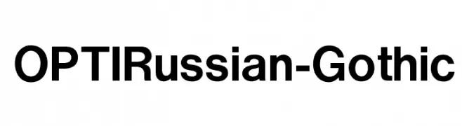 OPTIRussian-Gothic  Fuentes Gratis Descargar