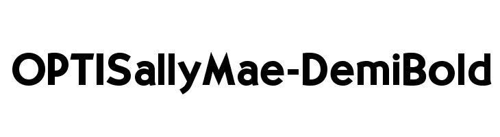 OPTISallyMae-DemiBold  Fuentes Gratis Descargar