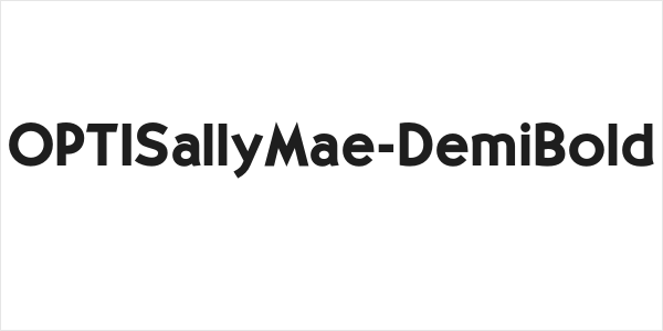 OPTISallyMae-DemiBold Logo