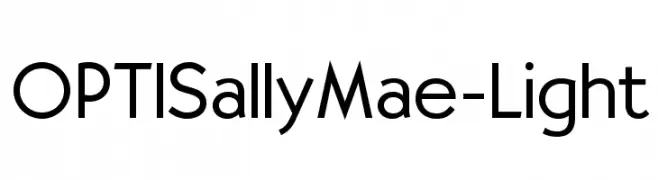 OPTISallyMae-Light  baixar fontes gratis