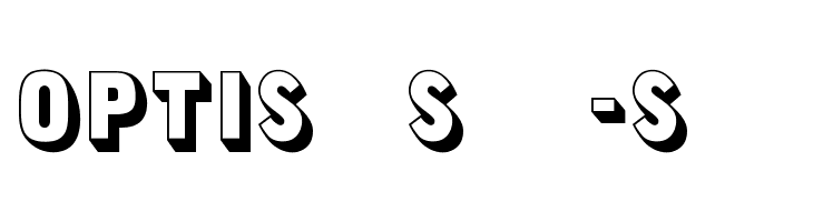 OPTISansSerif-Shaded Font