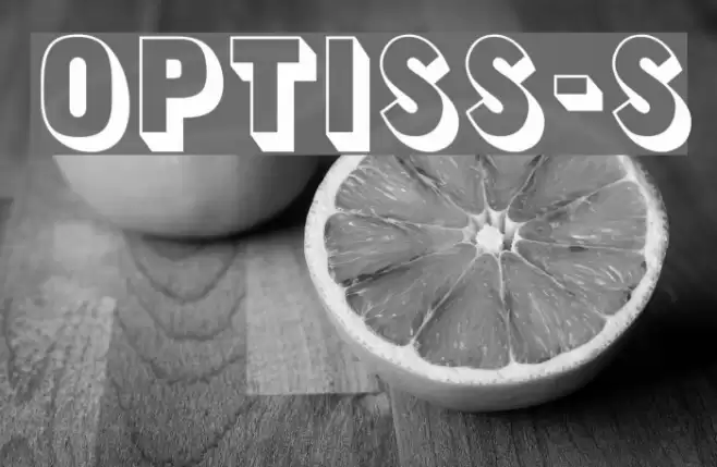 OPTISansSerif-Shaded Fonte examples